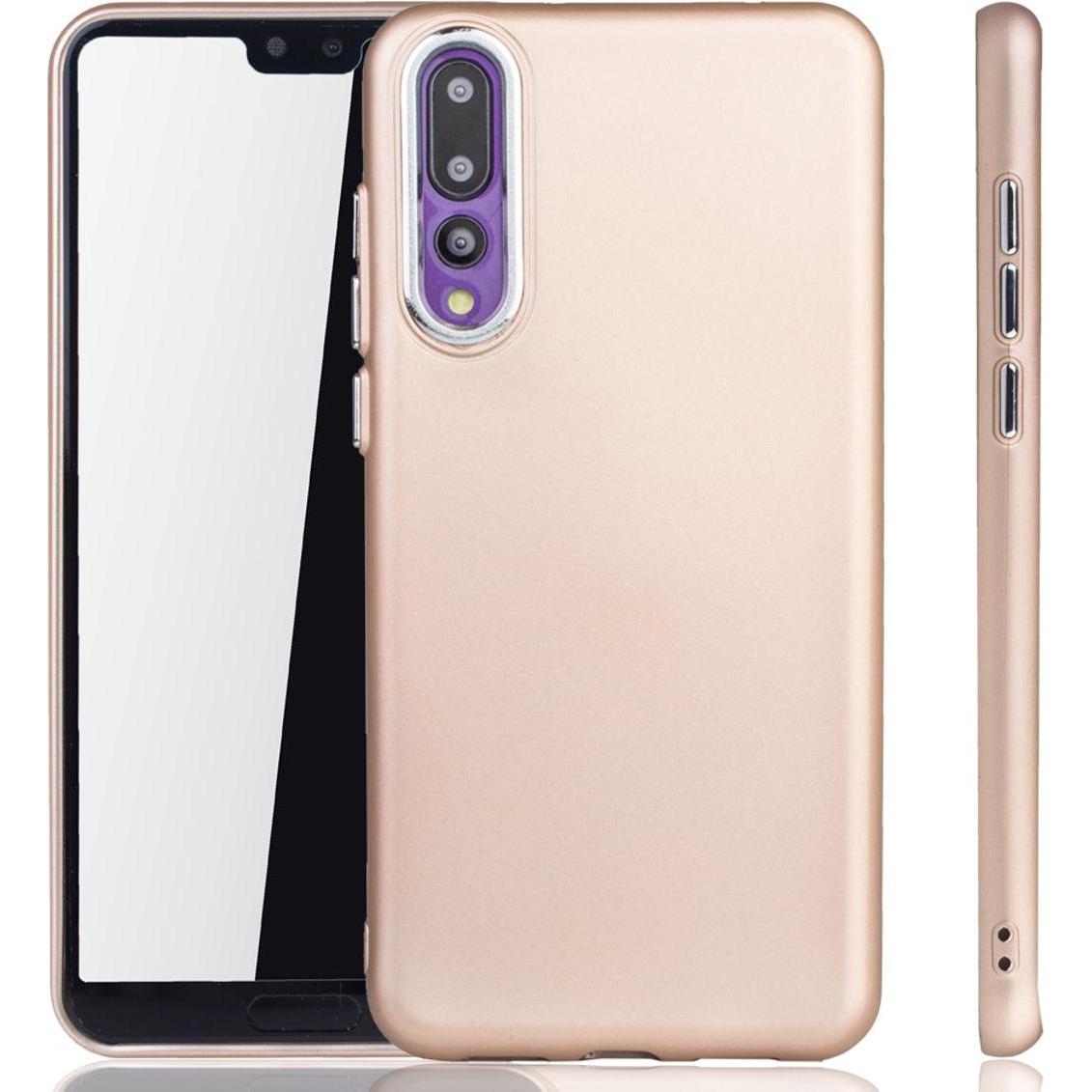 Thumbnail - König Design Huawei P20 Pro Hülle Handyhülle Handy Schutz Case Cover Bumper Schale in Gold (Huawei P20 Pro), Smartphone ...
