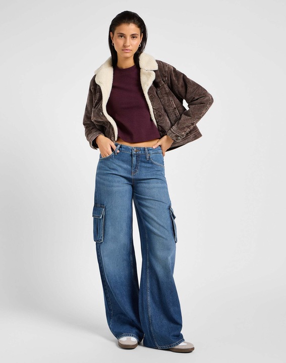 Produktbild Lee Langarmshirt Longsleeves Cropped Rib Tee (L)