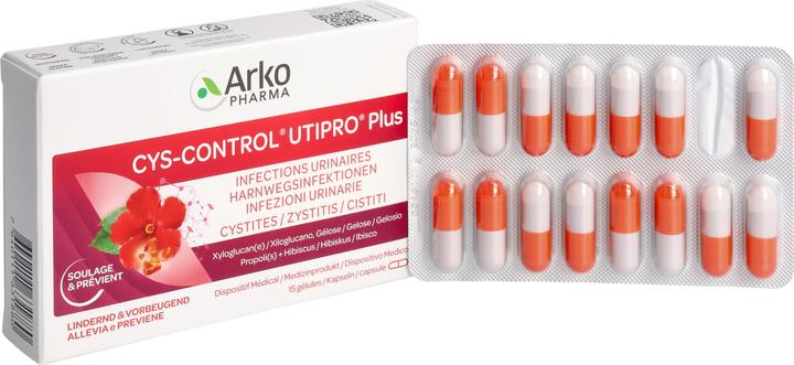 Actual product image Arkopharma Cys-Control Utipro plus Kapseln 15 Stk (15 Piece, Capsules)
