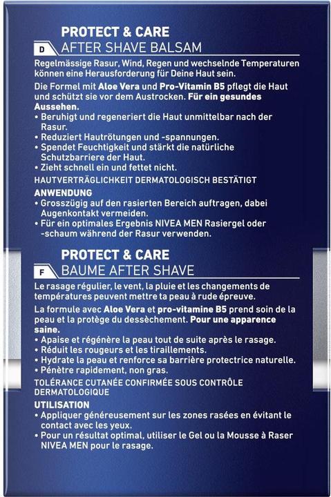 Immagine prodotto NIVEA MEN Protect & Care (Balsamo dopobarba, 100 ml)