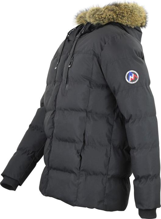 Produktbild Peak mountain Damen Steppjacke mit Fellkapuze (S)