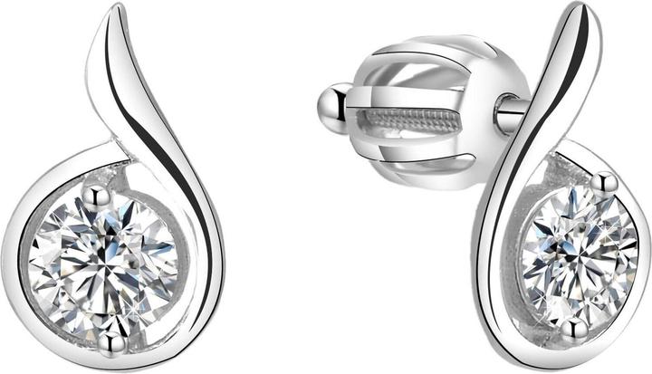 Image du produit Beneto Boucles d'oreilles argent scintillantes AGUP1430S (L)