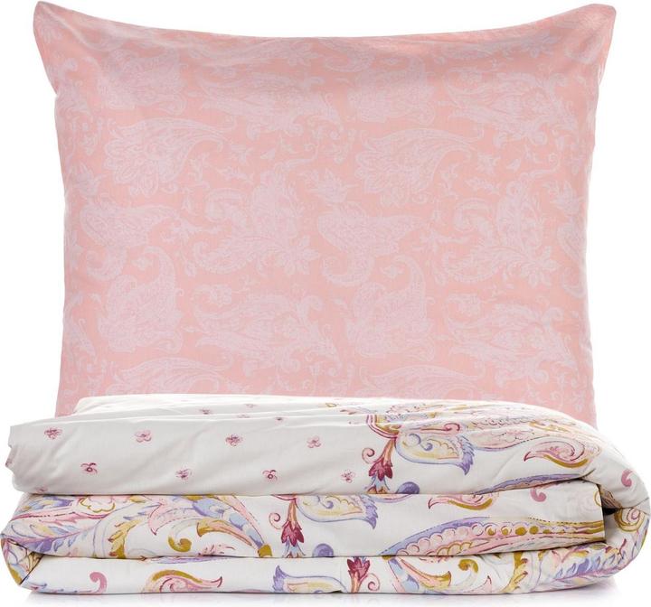 Biancheria Da Letto Renforce A Strisce Colorate - Copripiumino 135x200 E Federa 80x80 - Lavabile A 60°