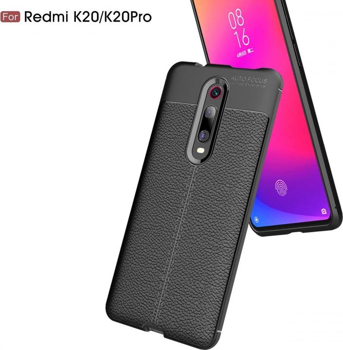 Actual product image Screenguard Xiaomi Mi 9T Case Leather Design TPU Cover (Mi 9T)