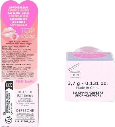 Nährwerte und Zutaten Top Model Topmodel - Heart in Heart Lipbalm - Pink, Red - 3.7 grams