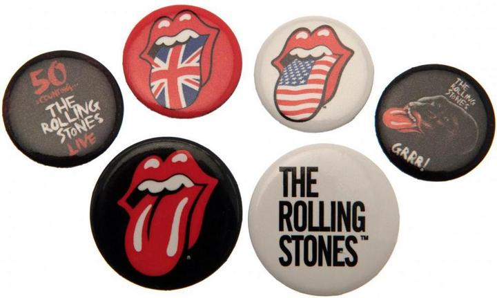 Actual product image The Rolling Stones Button set