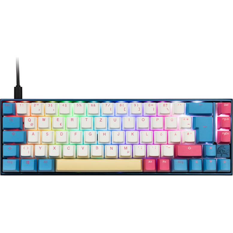 Thumbnail - Ducky Mecha SF Limited Dawn Edition, RGB LED - MX-Red (DE, Kabelgebunden), Tastatur, Schwarz
