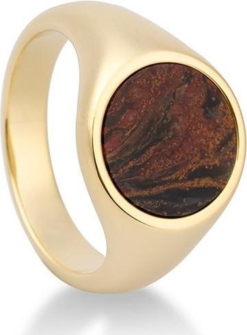Produktbild Breuning Ring - E. Pietersit Golden (62, 750/18 K Gold)