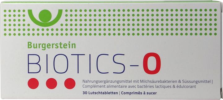 Actual product image Burgerstein Biotics-O (30 Piece, Pills, 41 g)