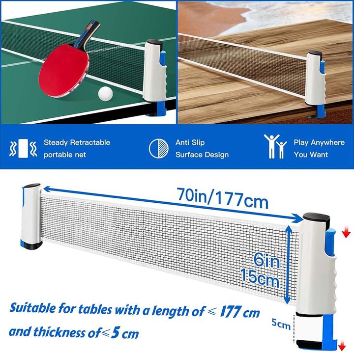 Actual product image Baozun Table tennis bat set with net