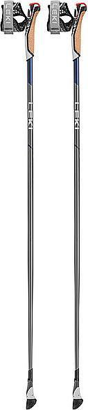 Leki KIJE Nordic Walking Smart Flash blue 120 (120 cm)