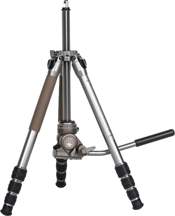 Actual product image Sirui GT04 Tripod with Video Head GT5 Matt Silver Aluminium (Metal)