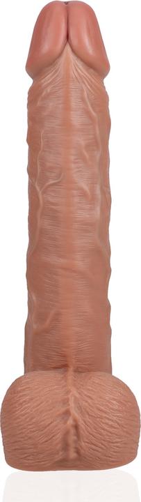 Actual product image RealRock Extra Large Straight with Balls 13 / 33 cm - Tan