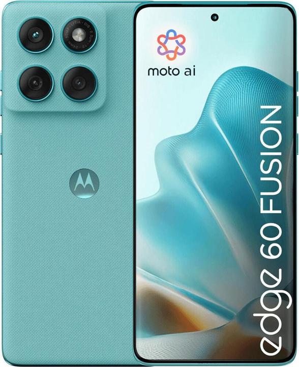 Actual product image Motorola Edge 60 Fusion (256 GB, Pantone Amazonite, 6.67", Dual SIM, 5G)
