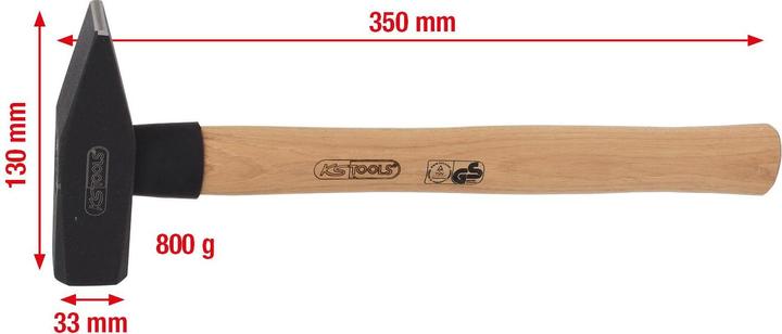 Actual product image KS Tools fitter's hammer (920 g)