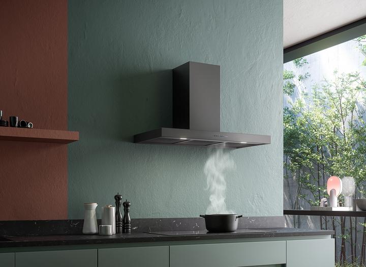 Produktbild Falmec Dunstabzugshaube Wand Evo Plus MERCURIO 60 N P Schwarz (Wandhaube)