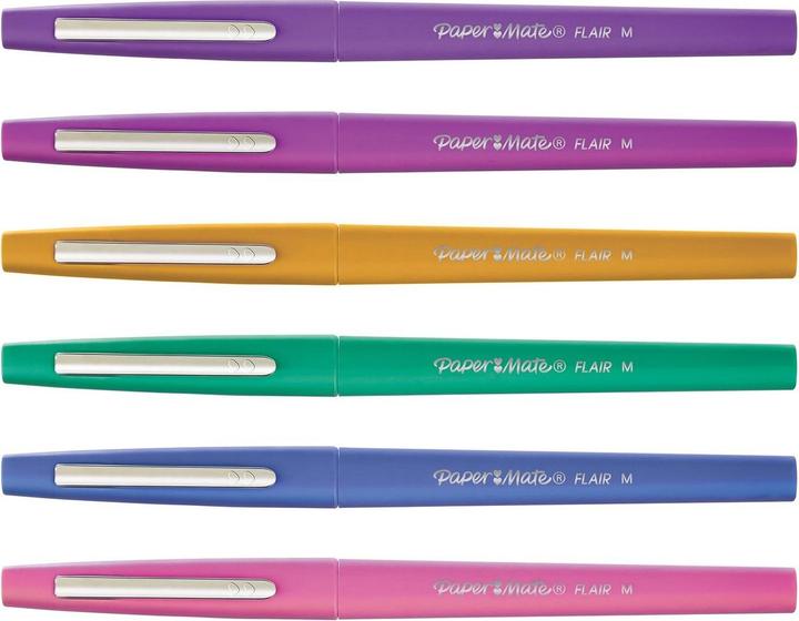 Image du produit Paper Mate Stylo fibre Flair (Multicolore, 6 x)