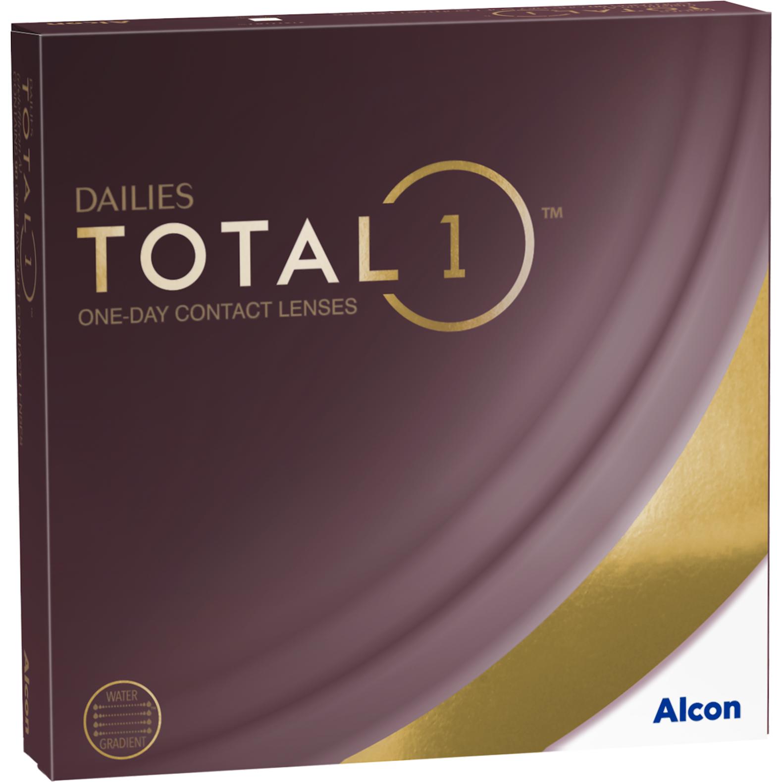 Dailies Total1, Kontaktlinsen, sphärisch (90 Stück, Tageslinse, Sphärisch)