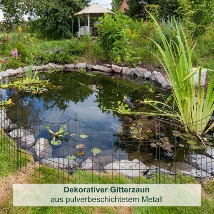 Produktbild Relaxdays 5x Teichzaun