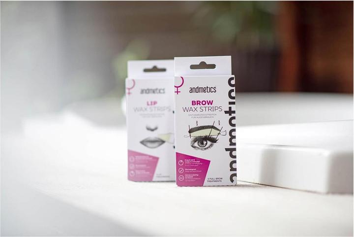 Image du produit Andmetics Bandes de cire pour les lèvres (8 x)