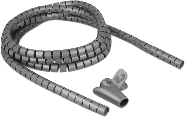 Actual product image Delock 18843 Cable protection Cable floor protection Grey (Cable spiral hose, 2500 mm)
