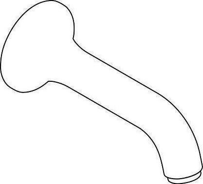 Image du produit hansgrohe HG Bec déverseur mural Axor Terrano 150mm chrome AXOR TERRANO chrome