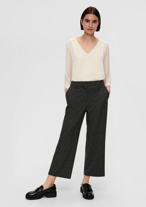 Produktbild s.Oliver Hose Regular: Gemusterte Culotte (36)