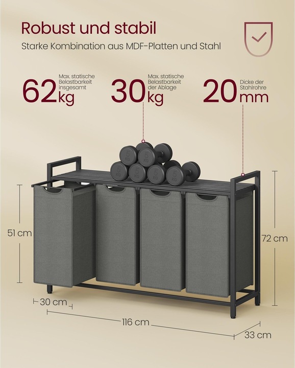 Produktbild Vasagle Laundry (160 l)