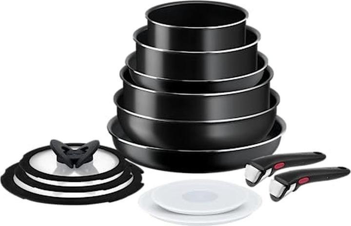 Tefal L1599243 (28 cm, Pfannenset + Topfset, Aluminium)