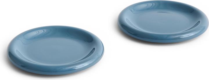 HAY Barro Plate Ø18, set of 2 - Dark blue (2x, 18 cm)