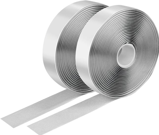 Actual product image LogiLink Self-adhesive Velcro tape set, white, 25 mm wide, roll, 5 m (25 mm)