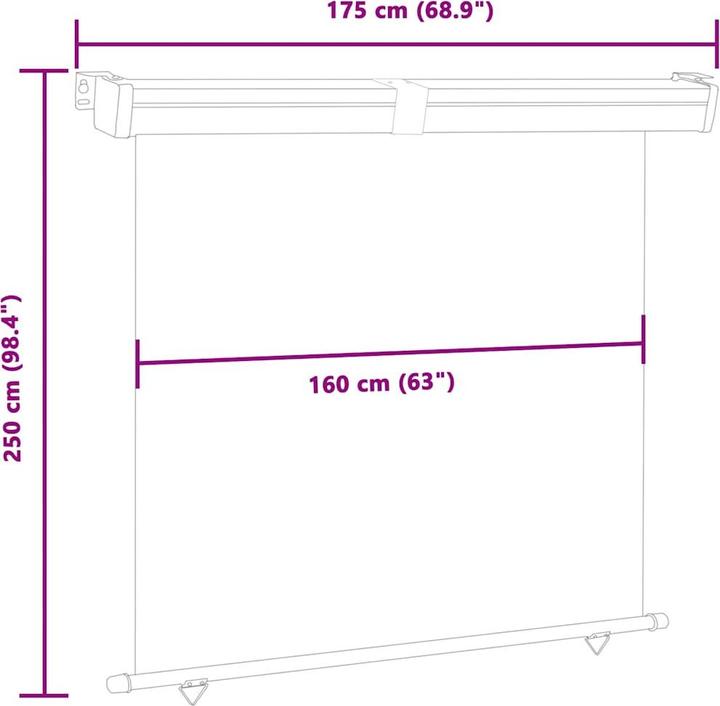 Produktbild VidaXL Jerges (1.70 m)