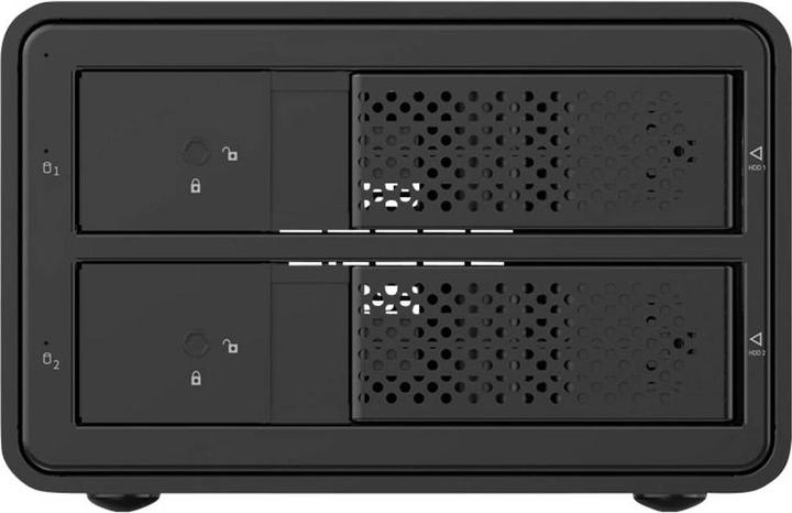 Produktbild Renkforce RF-6647596 8.9 cm (3.5 Zoll) Festplattengehäuse 2 Bay 3.5 Zoll USB-A ( (3.5")