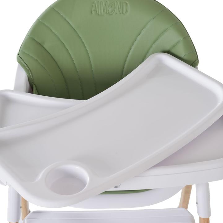 Actual product image Cangaroo Hochstuhl Almond Holzoptik (Highchair)