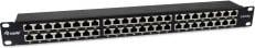 Produktbild equip Patchpanel 48x RJ45 Cat6A 19" FTP 1HE Premium schwarz
