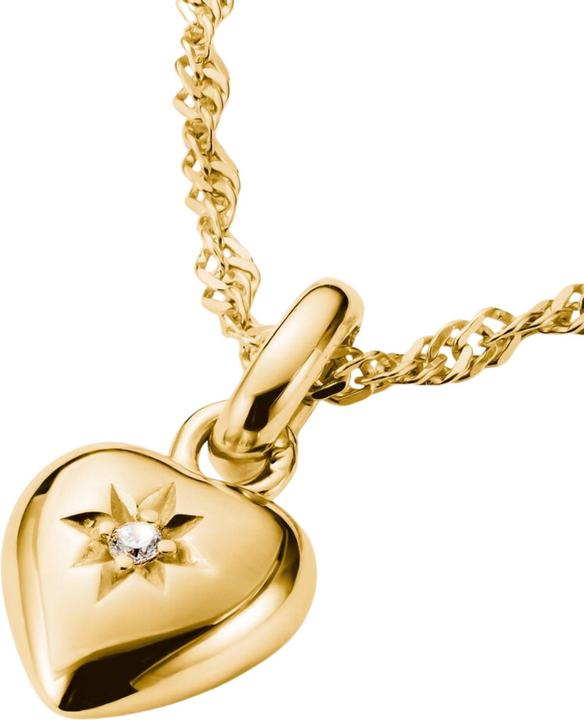 Produktbild Thomas Sabo Charm-Anhänger Herz mit Stern Connect vergoldet (Silber 925)