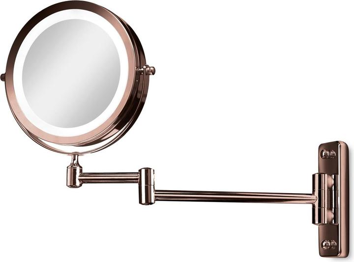 Image du produit Cimi Gillian Jones- Double sided wall mirror w. LED - x1/x10 magnification - kobber