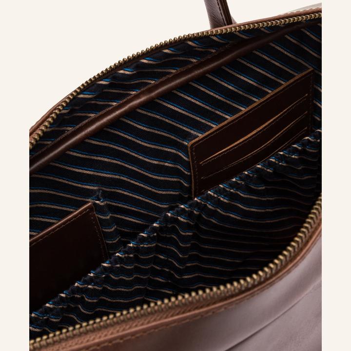Image du produit Buckle & Seam Serviette Everett Marron/NewStripes (16")