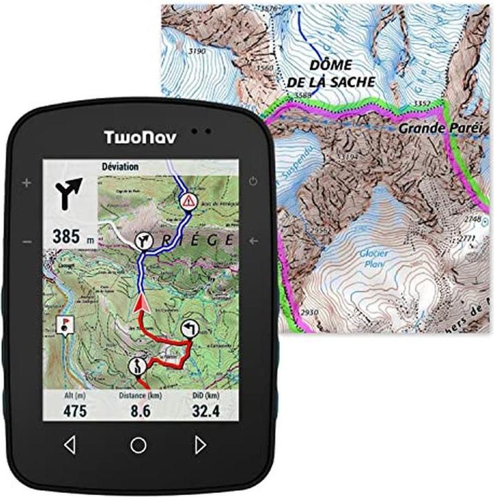 TwoNav GPS Terra avec cartes France IGN pour randonnée, VTT et cyclisme