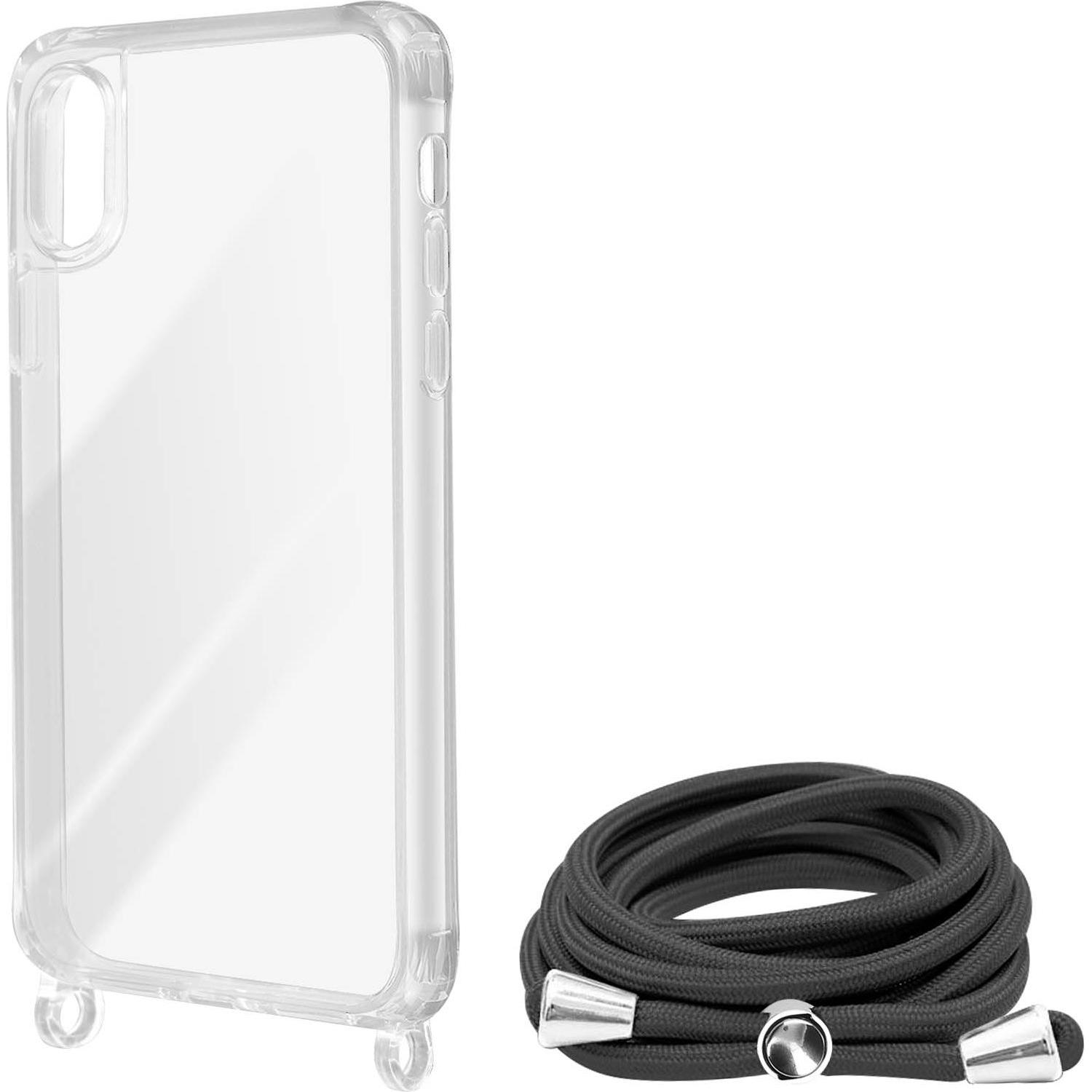 Thumbnail - Avizar Corda, mit 90cm langer Kette und Bumper-Ecken Series, Handykette, Transparent