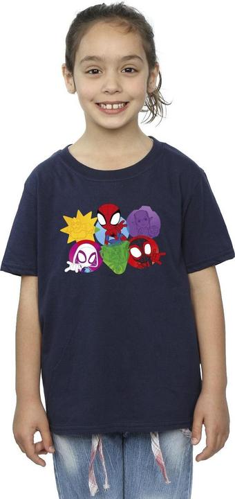 Produktbild Spidey And His Amazing Friends Faces TShirt Mädchen (152, 158)