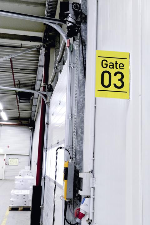 Actual product image Durable Gangschild magnetisch A4 hoch 10 stk