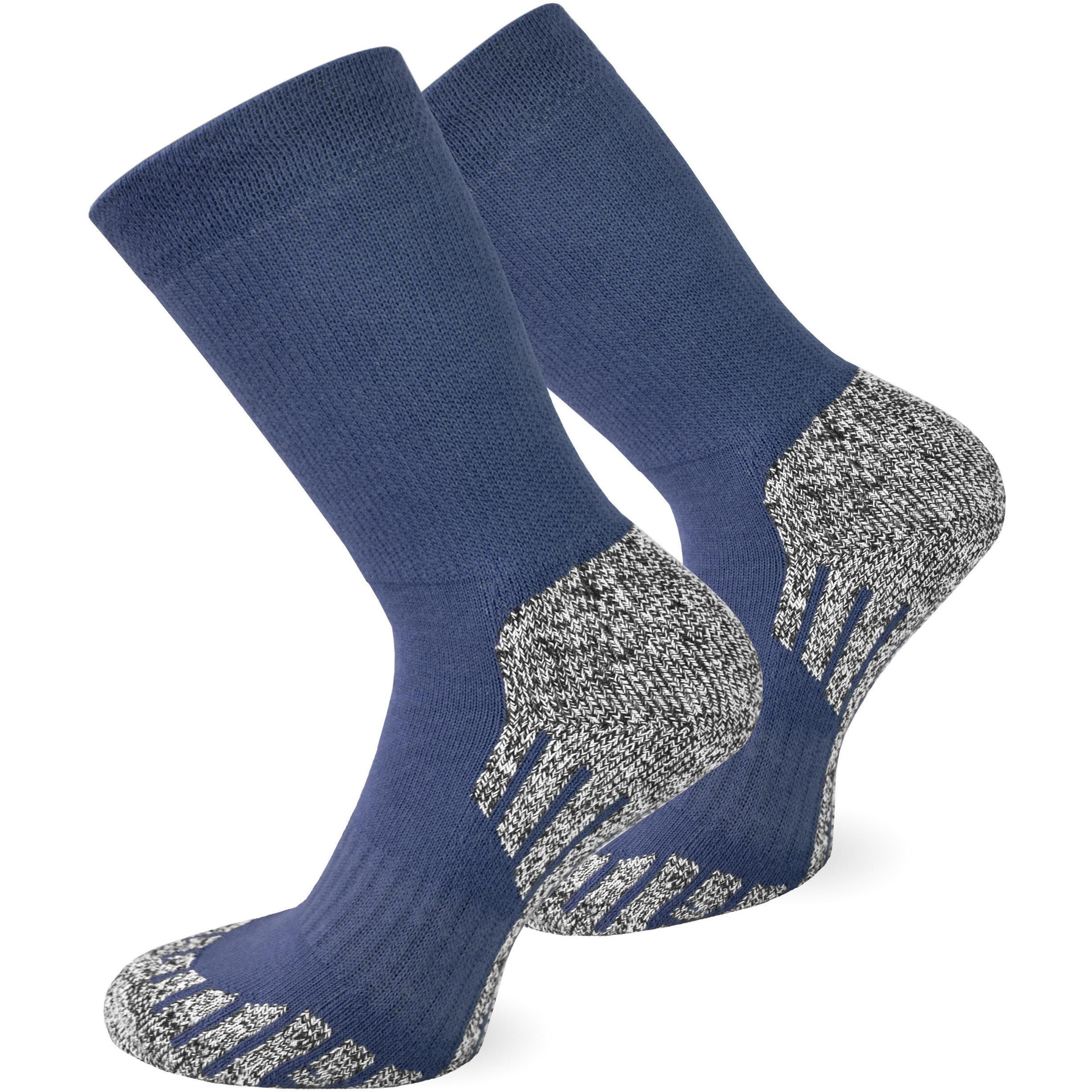 Thumbnail - Normani, Herren, Socken, 2 Paar Coolmax Trekking-Funktionssocken, Blau, (2er Pack, 47 - 50)