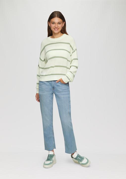 Produktbild S.Oliver Strickpullover Strickpullover mit Ringeln (XXL)