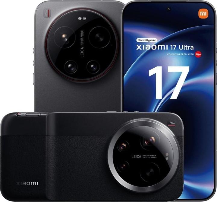 Xiaomi 17 Ultra + Photo Kit (512 GB, Black, 6.90", Dual SIM, 5G)
