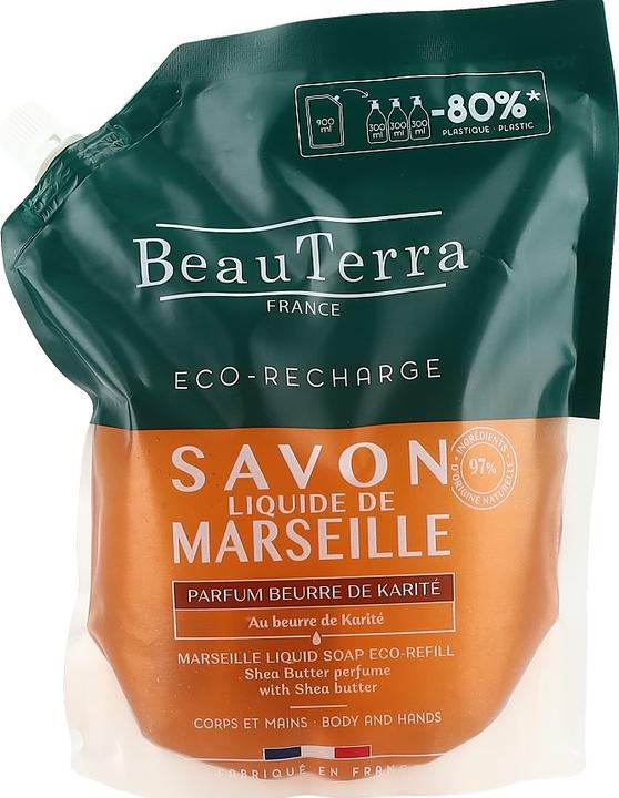 Actual product image BeauTerra Fluessigse Mars ref Shea 900ml (Liquid soap, 900 ml)