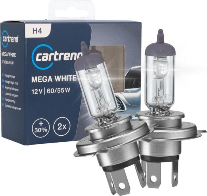 Image du produit Unitec Lampe halogène Xenon Mega White (H4)