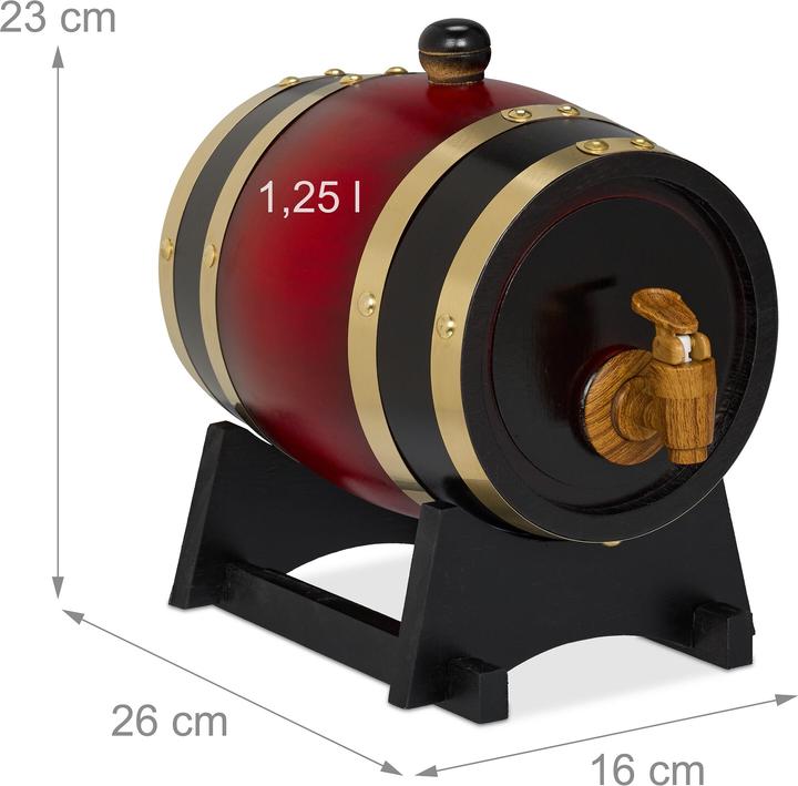 Produktbild Relaxdays Whiskyfass