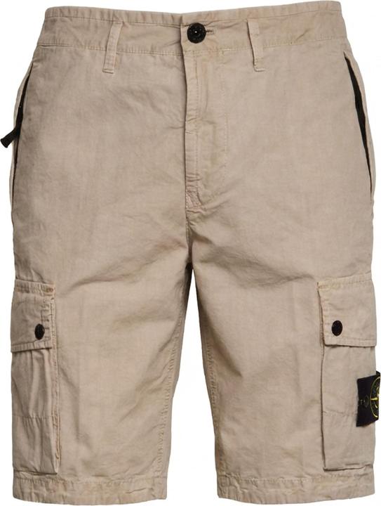 Image du produit Stone Island Bermuda Brushed Organic Cotton Canvas Old Effect (30)