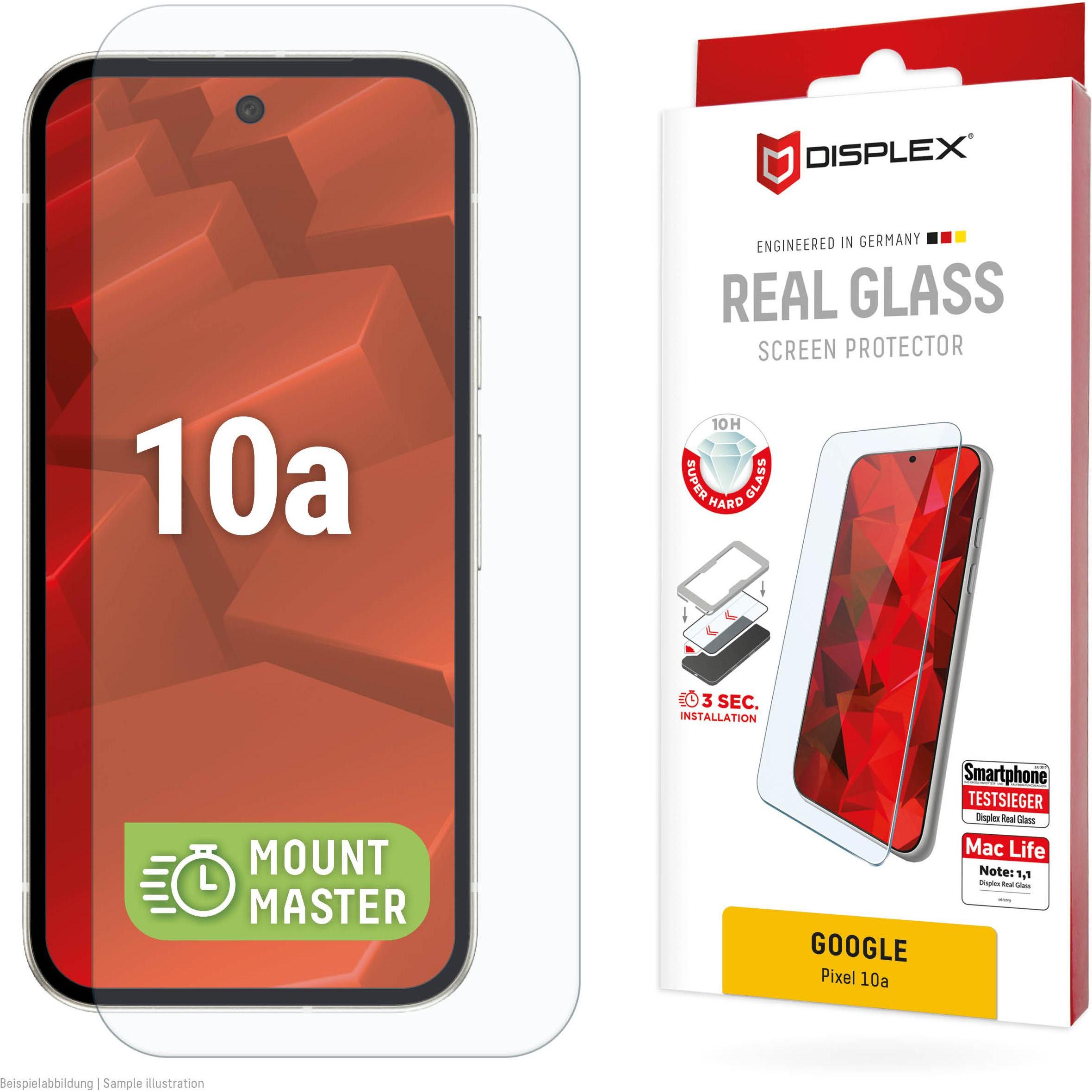 Displex Real Glass (1 pz., Google Pixel 10a), Pellicola protettiva smartphone, Trasparente